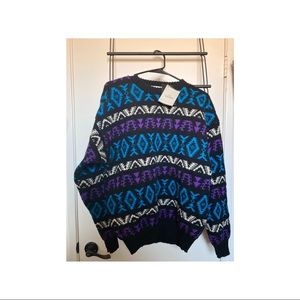 Vintage J.J. Cochran 100% pure wool sweater- NEW